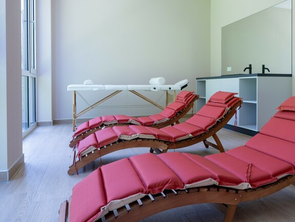 Ruheraum im Saunabereich